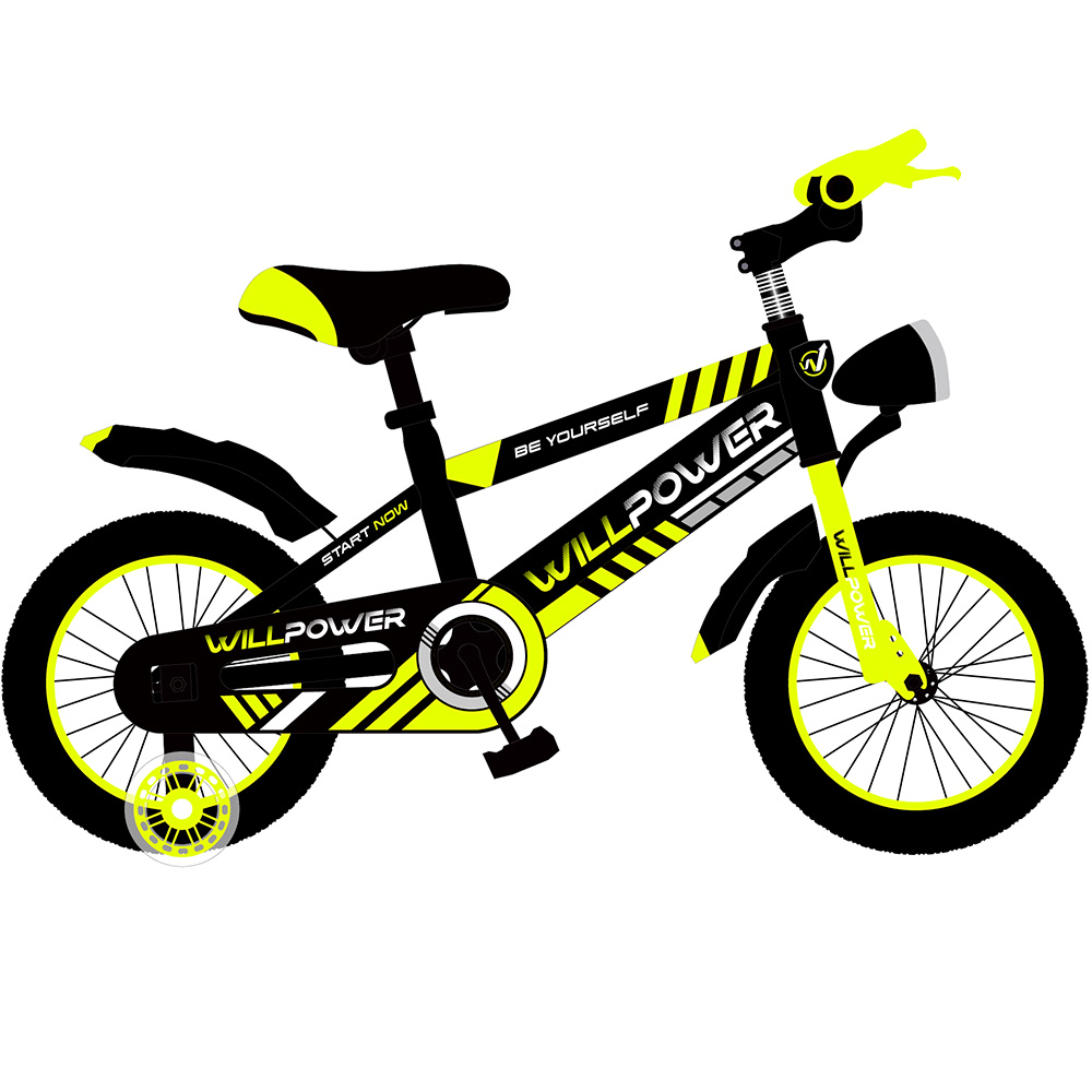 Велосипед 2-х 18" WILLPOWER желтый FG230707002C-4-3