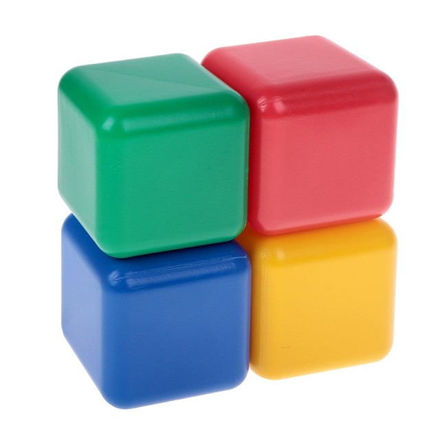 Набор кубиков 4 шт 12см 1930537.