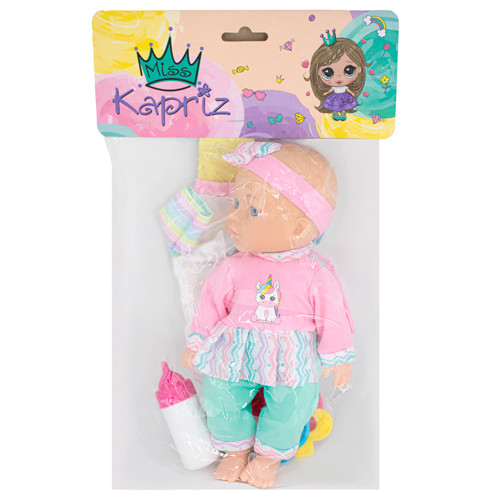 Пупс Miss Kapriz MK5-1 с комплектом одежды в пак.