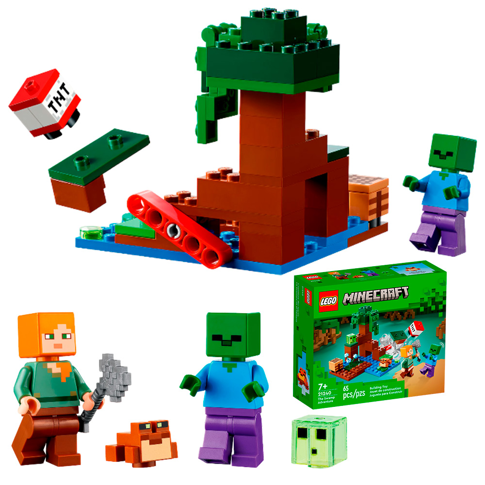 Констр-р LEGO 21240 Minecraft "Болотное приключение"