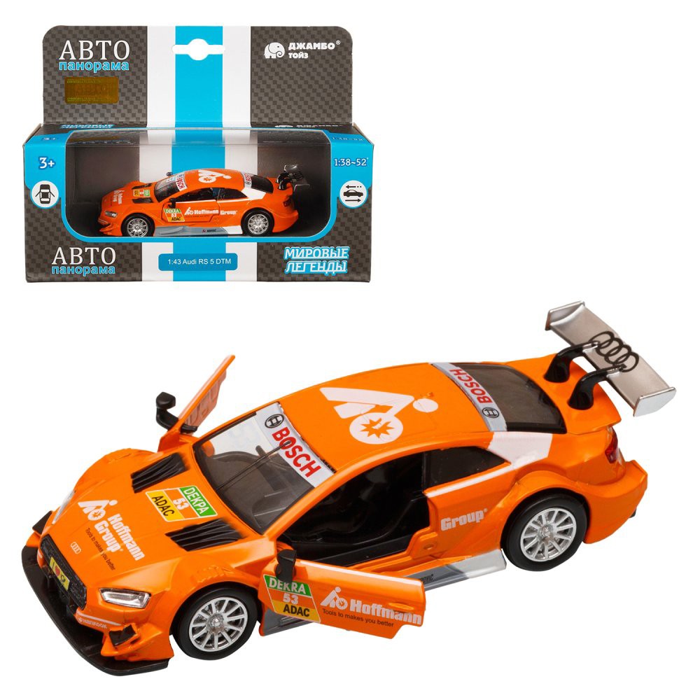 Модель 1:43 Audi RS 5 DTM, оранжевый 1251215JB Автопанорама