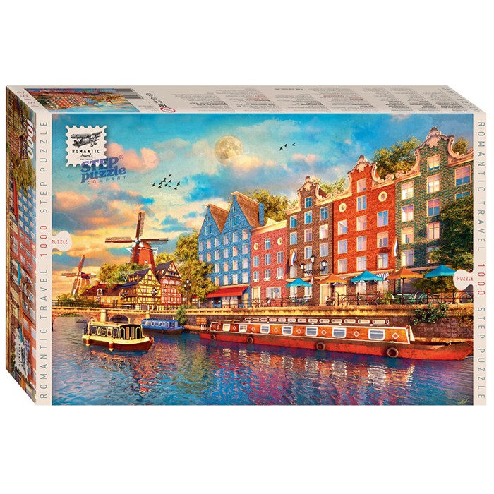 Пазл 1000 Амстердам (Romantic Travel) 79153 Степ /9/