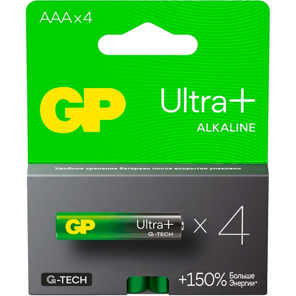 Элемент питания LR 3 GP Ultra Plus G-Tech 4xBL  /цена за упак/