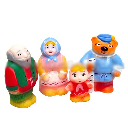 Набор резиновых игрушек Машенька и медведь СИ-361