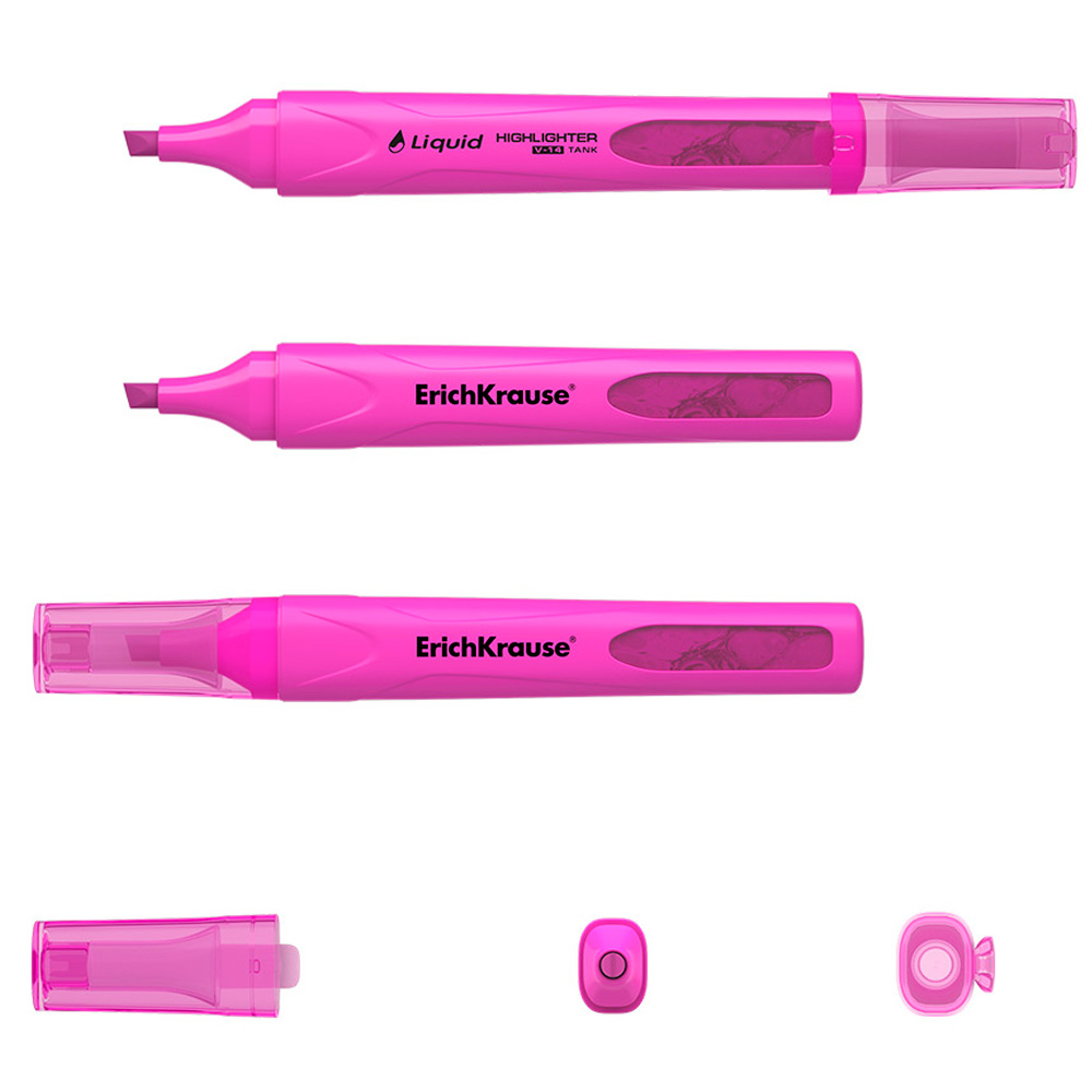 Текстмаркер розовый Liquid Visioline V-14 Neon 56029 /Erich Krause/