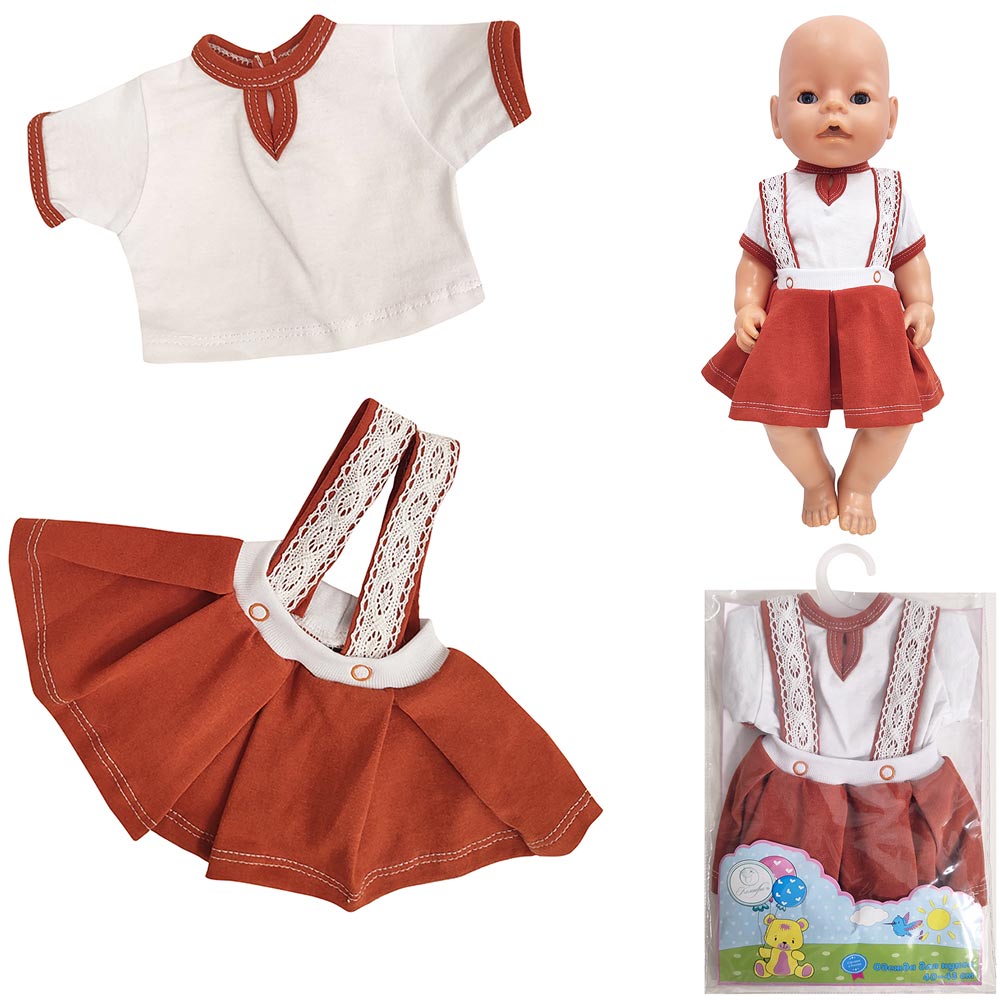 Одежда для куклы Кофточка с сарафаном 124