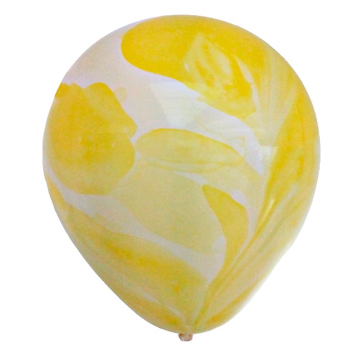 Шар 12"/30см Многоцветный Yellow 25шт шар латекс 6054168 /цена за упак/