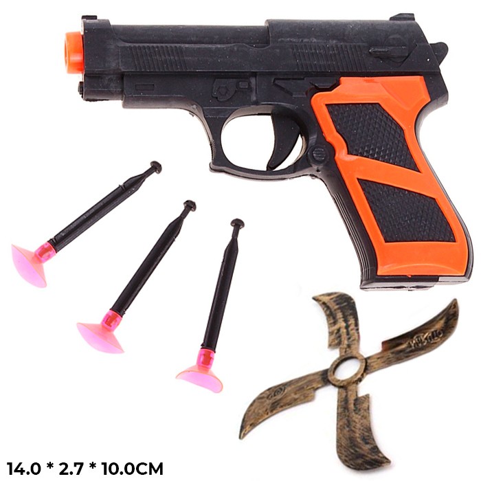 Набор оружия 8866-7 пистолет с безопасными пулями в пак.