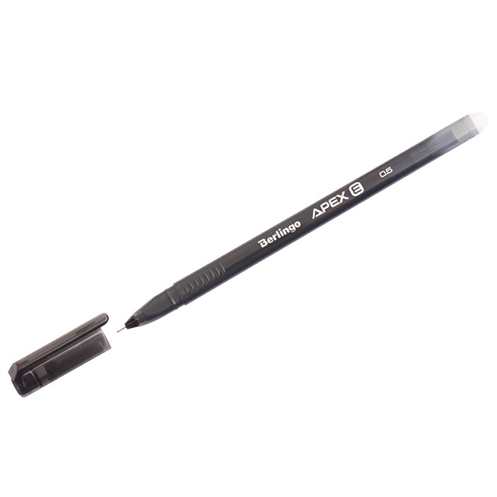Ручка гелевая черный стираемая  "Apex E" 0,5мм, трехгранная CGp_50211 Berlingo