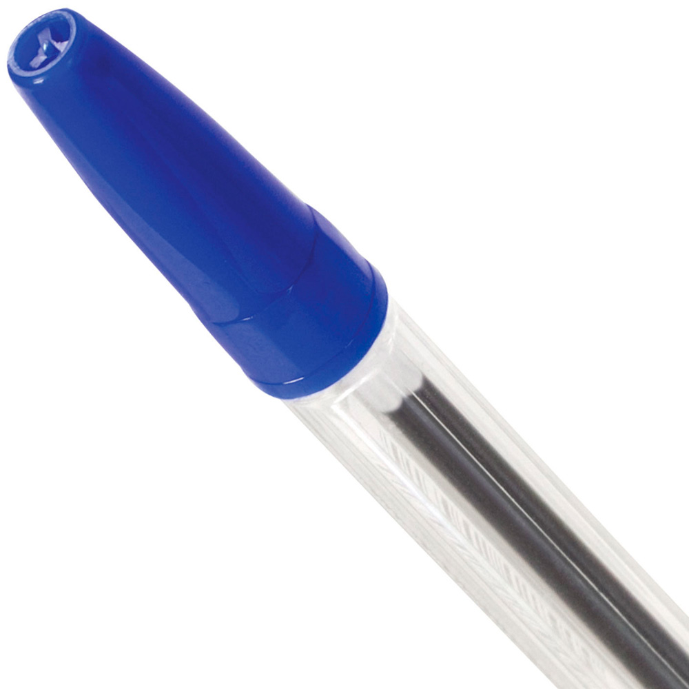 Ручка шариковая синяя STAFF C-51 142812