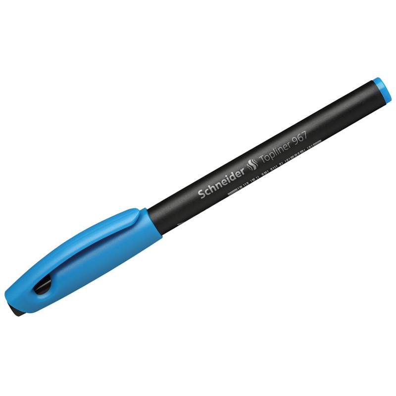Ручка капиллярная голубая 0,4мм Schneider "Topliner 967" 261036