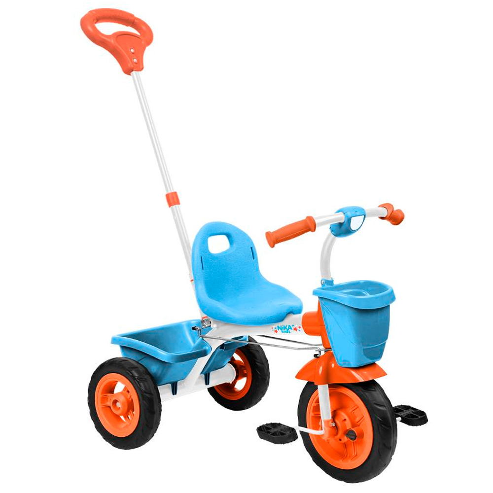 Велосипед трехколесный Ника ВДН2/4 оранжевый с голубым