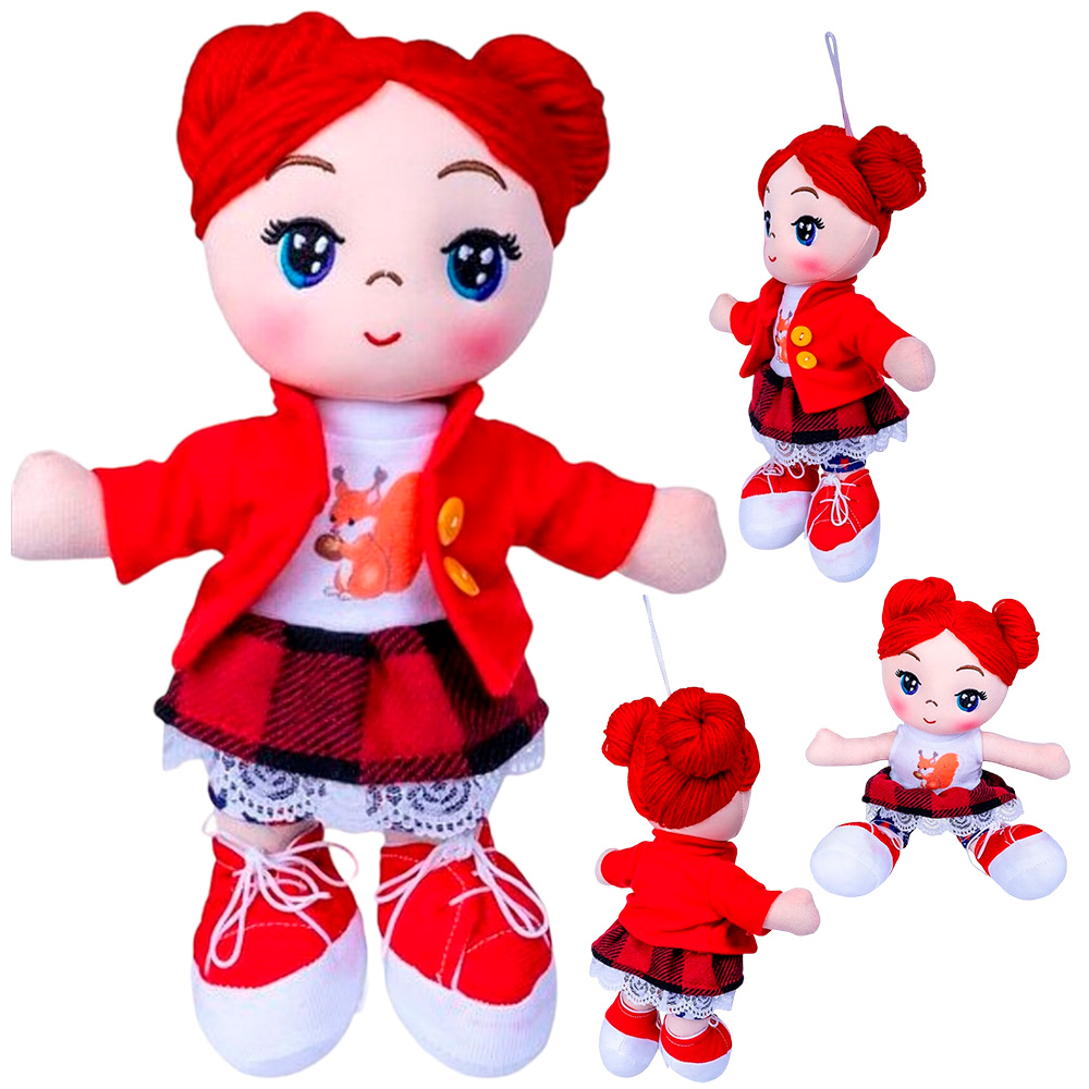 Кукла Oly 26 см Агата красные волосы мягк. ВВ5514