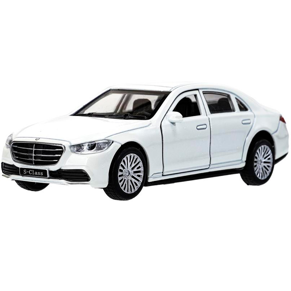 Модель SCLASS-13-WH MERCEDES-BENZ s-class v223 12 см, двери,багаж,инер,белый Технопарк