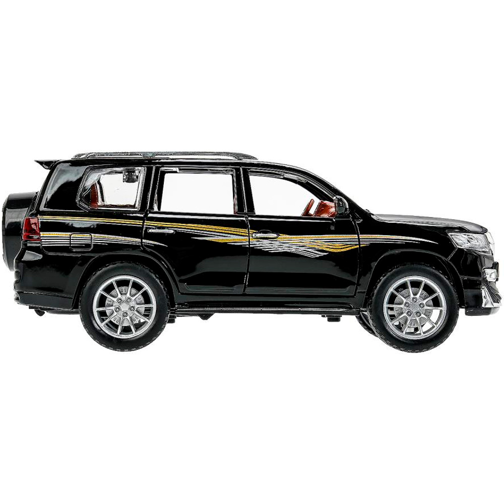 Модель CZ124-R TOYOTA PRADO, 21см, двери, инерц, черный Технопарк