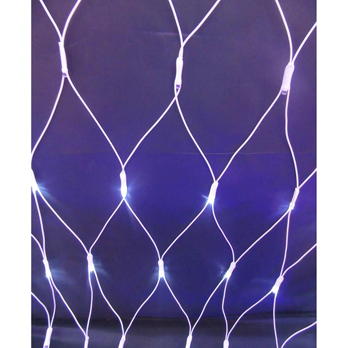 Электрическая гирлянда LED МК-19134 Сетка, белый, холодный, 3*2м, 8 режимов