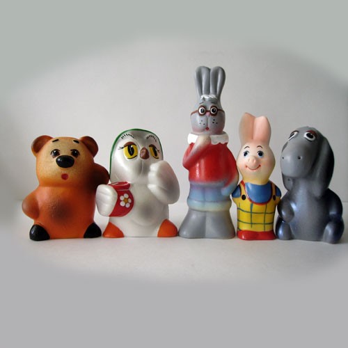 Набор резиновых игрушек Винни и его друзья СИ-386