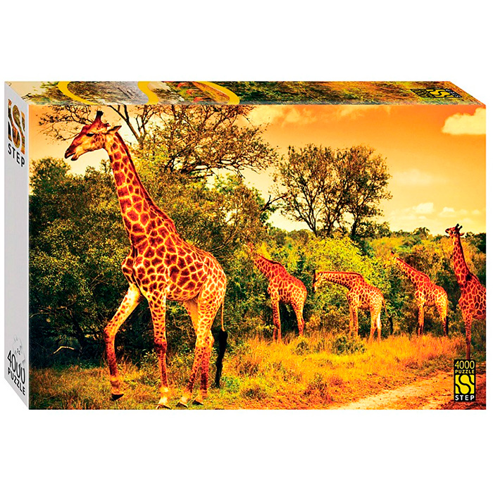 Пазл 4000 Южноафриканские жирафы 85420 Степ /6/