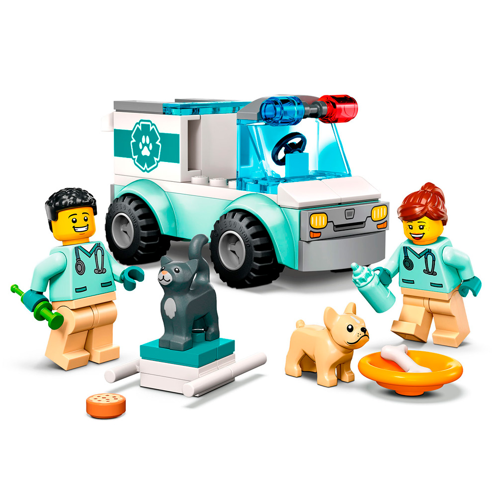 Конструктор LEGO CITY "Ветеринарный фургон" 60382