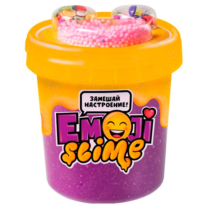 Лизун Slime Emoji 120 мл фиолетовый S130-80