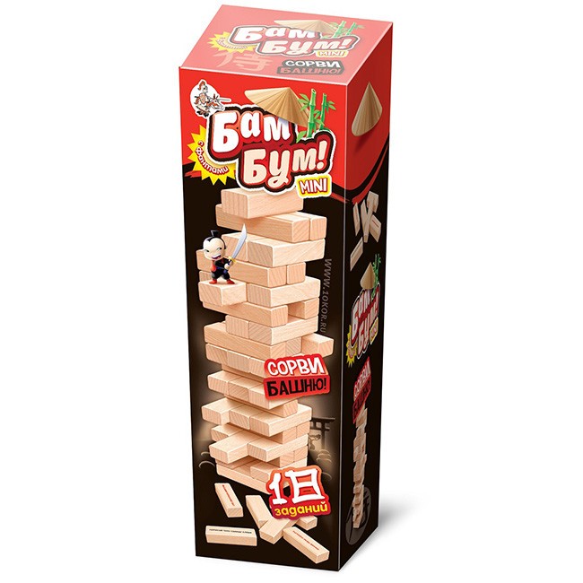 Игра Джанга Бум-бум mini Падающая башня 02790