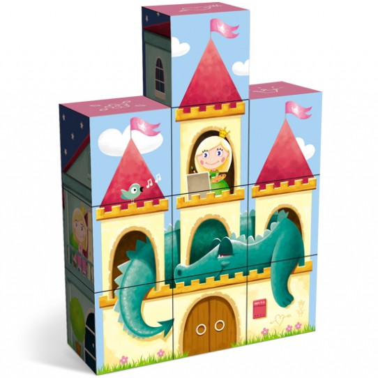 Кубики в картинках Дворец принцессы 00859