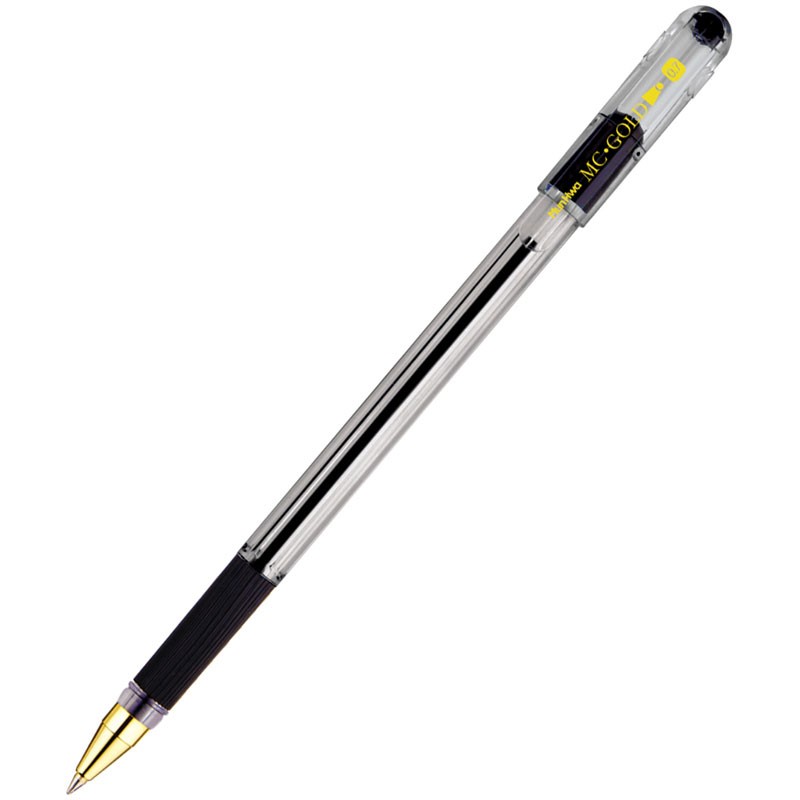 Ручка шарик черная MunHwa "MC Gold" 0,7мм BMC07-01