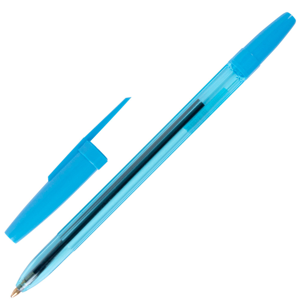 Ручка шарик синий масляная STAFF Basic BP-962 линия 0,7мм 142962
