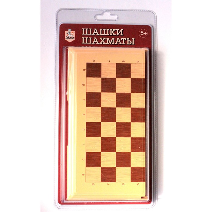 Шашки-Шахматы в пласт.коробке 03881