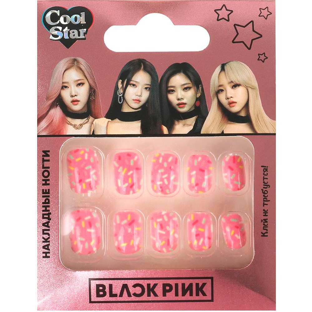 Ногти накладные black pink Cool Star 115614-BP-TTG