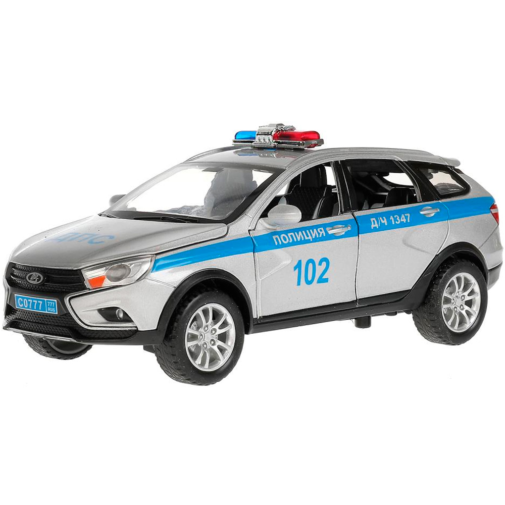 Модель VESTASWCR-124SLPOL-GY LADA SW Cross Полиция Технопарк  в коробке 